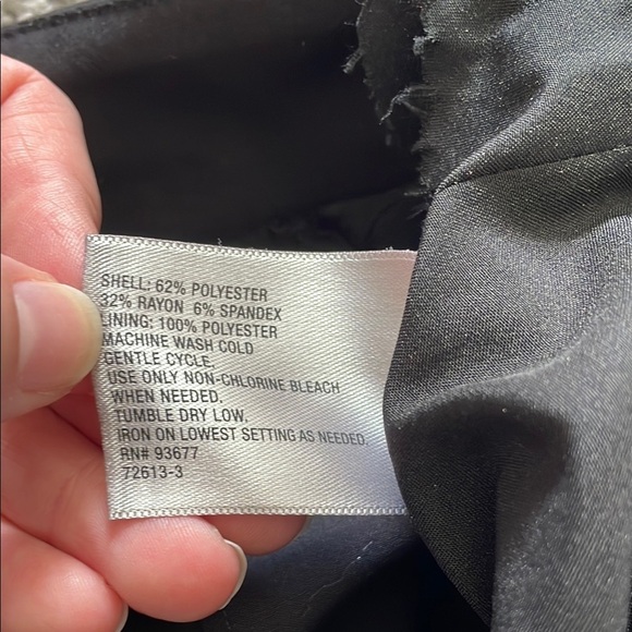 Worthington Black Pencil Skirt with Silver Embellishments - Picture 7 of 10